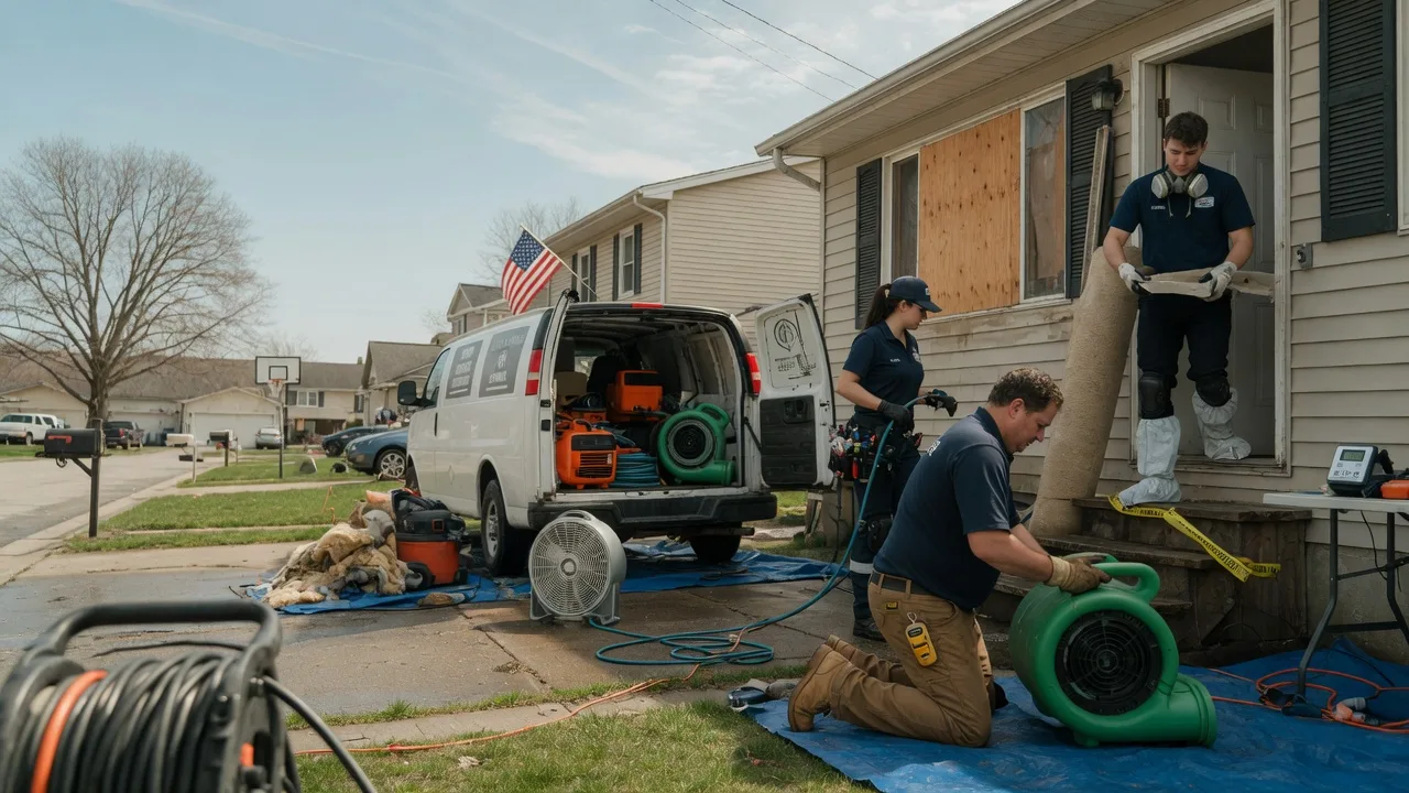 Water Damage Restoration in Levasy, MO near me